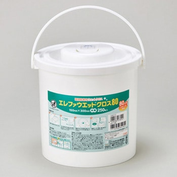 エレファウエット クロス80 大判 150mm×300mm 250枚入 ハクゾウメディカル