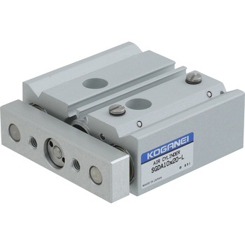 ガイド付ジグシリンダ 複動形 Φ6・Φ8・Φ10 SGDA10シリーズ コガネイ