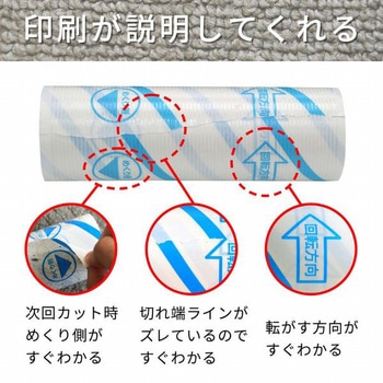 GNBaカーペットクリーナー超強粘着スペア70周×4P LEC(レック)