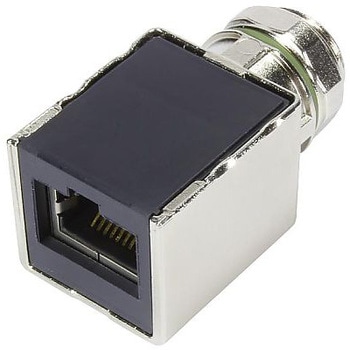 アダプタ M12-RJ45 ジャック 8POS CAT6A - ハーティング