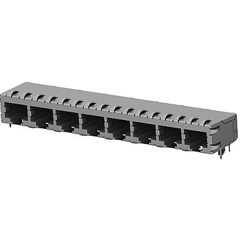 RJ45 コネクタ ジャック 8P8C 8ポート CAT5 TE Connectivity Japan(旧:TYCOELECTRONICS(タイコエレクトロニクス))