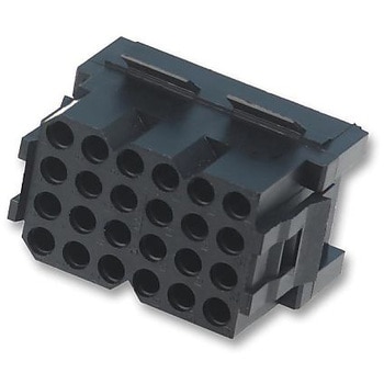 RCPT ハウジング 12POS ナイロン ブラック ITTキャノン