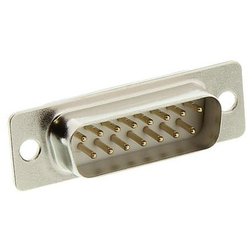 D SUB コネクタ プラグ 15POS ソルダー CINCH CONNECTIVITY SOLUTIONS