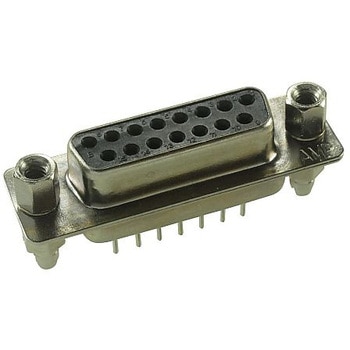 D-SUB CONN RCPT 15POS スルーホール TE Connectivity Japan(旧:TYCOELECTRONICS(タイコエレクトロニクス))
