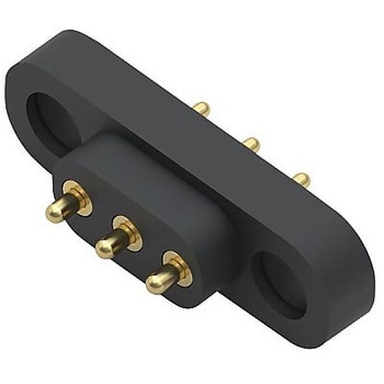 スプリング ロード コネクタ 3POS 4MM TH MILL MAX