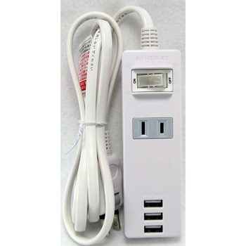 急速充電USB付き電源タップ STAR Light