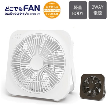 Sf Dfb10 Br ボックス扇風機 どこでもfan Dcボックスタイプ 1台 Topland 通販サイトmonotaro Sf Dfb10 Br ボックス扇風機 どこでもfan Dcボックスタイプ 1台 Topland 通販サイトmonotaro