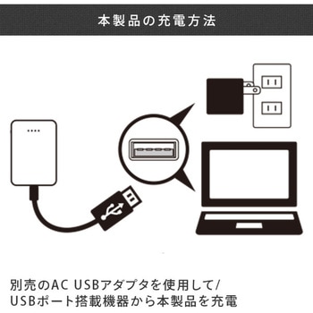 モバイルバッテリー リチウムポリマー充電池 QTJ