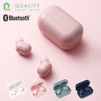 QB-082PK Bluetooth 5.0 ワイヤレス イヤホン 軽量 防水IPX4 1個 QTJ