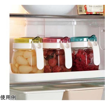 ガラス製 カラフル調味料カップ 3P スプーン付き セーブインダストリー