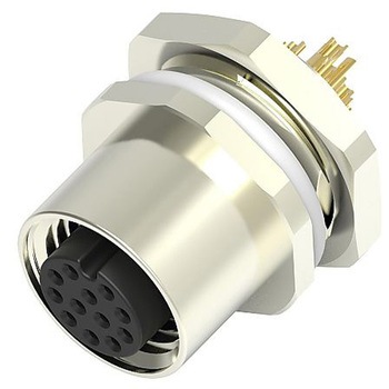 センサー CONN 12POS RCPT M12 パネル TE Connectivity Japan(旧:TYCOELECTRONICS(タイコエレクトロニクス))