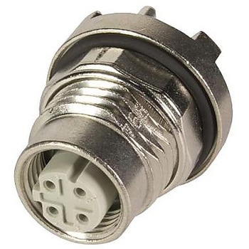 センサー コネクタ 4POS RCPT M12 パネル - ハーティング