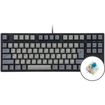 TKLサイズメカニカルキーボード 91列 青軸(クリッキー) プリンストン