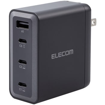 EC-AC67150BK AC充電器 150W USB PD対応 4ポート Type-C×4 1ポート最大