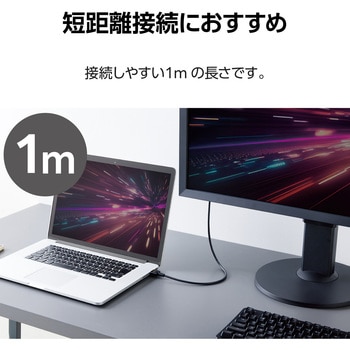 HDMIケーブル Ultra High Speed HDMI 8K60p/4K120p (タイプA・19ピン-タイプA・19ピン) スリム エレコム