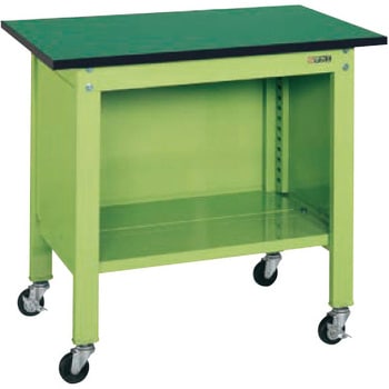 一人用作業台(CPBEタイプ/耐荷重150kg/改正RoHS10対応サカエリューム天板/H810/キャスター付) サカエ