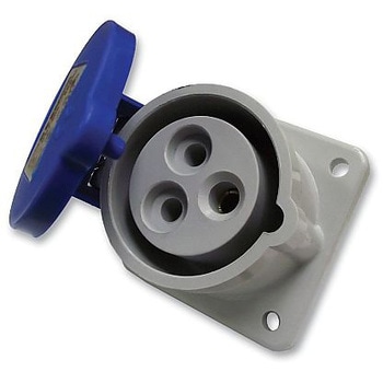 ソケット パネル 240V 16A 2P+E CEENORM