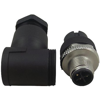 センサー/アクチュエータ プラグ R/A M12 4POS フクハラ
