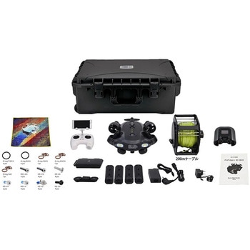 QYSEA FIFISH E-GO バッテリーセット(200mケーブル+バッテリー4個+充電器) QYSEA Technology
