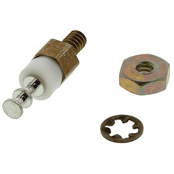 ターミナル タレット #6-32 スレッド ホワイト CAMBION