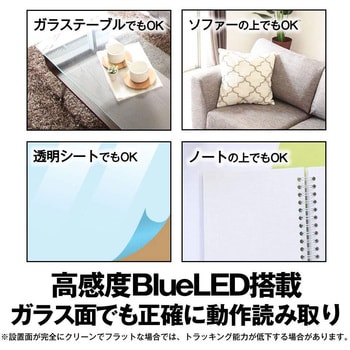 BSMBW310RD 無線 5ボタン BlueLEDマウス 1本 BUFFALO(バッファロー