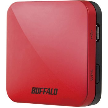 WMR-433W2-PR 無線LAN親機 11ac/n/a/g/b 433/150Mbps トラベルルーター 1本 BUFFALO(バッファロー)  【通販モノタロウ】