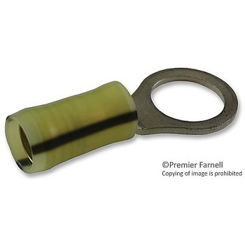 ターミナル リング タング 3/8IN クリンプ イエロー TE Connectivity Japan(旧:TYCOELECTRONICS(タイコエレクトロニクス))