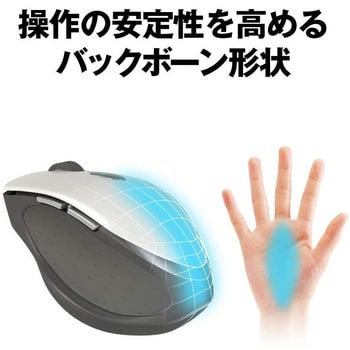 無線 BlueLED 5ボタン NEOFITマウス Mサイズ BUFFALO(バッファロー