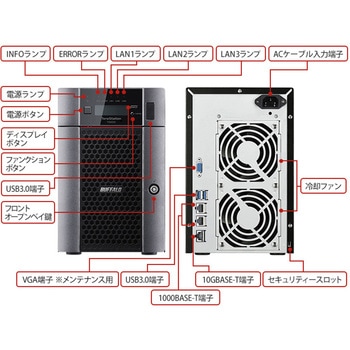 TeraStation TS6000DNシリーズ 6ベイ デスクトップNAS BUFFALO(バッファロー)