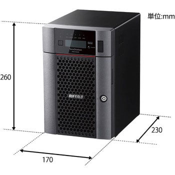 WSH5620DN24S9 ハードウェアRAID Windows Server IoT 2019 for Storage Standard  Edition搭載 6ベイデスクトップNAS 24TB BUFFALO(バッファロー) メモリーDDR4 ECC 8GB - 【通販モノタロウ】