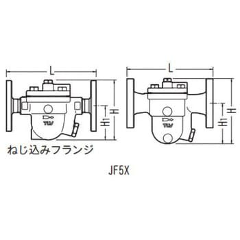 フリーフロート・スチームトラップ フランジ接続 JF5X /～2.1MPaG テイエルブイ(TLV) 【通販モノタロウ】