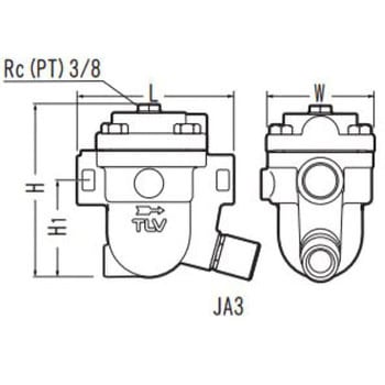 フリーフロート・エアトラップ JA3 /～1.6MPaG テイエルブイ(TLV)