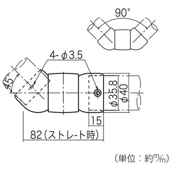 手すり用 フレキシブルブラケット - ハイロジック