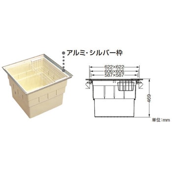 床下収納庫 エコノミータイプ タキロンシーアイ 【通販モノタロウ】