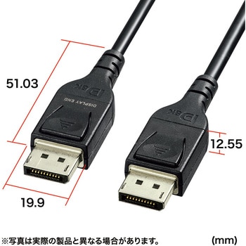 DIsplayPort光ファイバケーブル サンワサプライ