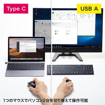 ブルーLEDマウス サンワサプライ