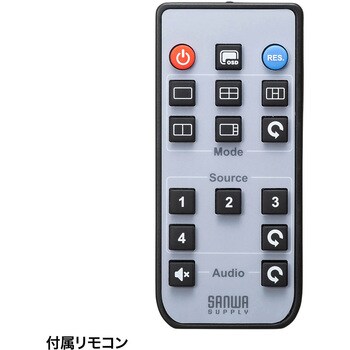 SW-UHD41MTV HDMI画面分割切替器 1個 サンワサプライ 【通販モノタロウ】