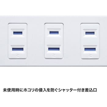 電源タップ サンワサプライ 2P電源タップ 【通販モノタロウ】