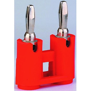 ダブル バナナ プラグ 15A ネジ レッド CINCH CONNECTIVITY SOLUTIONS