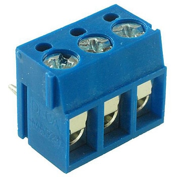 ターミナル ブロック ユーロスタイル 3 ポジション 22-14AWG MULTICOMP