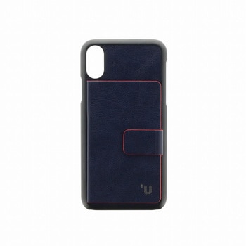 iPhone X【+U】Smith/カード収納ポケット付PUケース LEPLUS