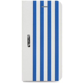 iPhone 6 iPhone 6s [STRIPE] デザインPUレザーカバー スタンド機能 LEPLUS