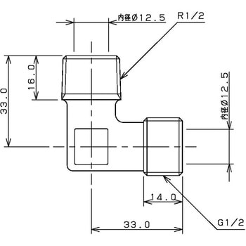フレキ用エルボ(ステンレス) カクダイ