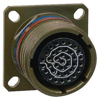 円形 CONN RCPT 25-61 ウォール マウント AMPHENOL