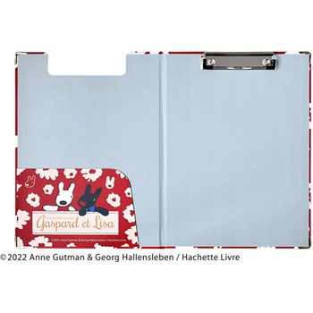 リサとガスパール クリップボード Fleur レッド セントレディス
