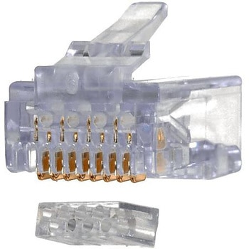 モジュラー プラグ CAT5E RJ45 プラグ 8 ポジション 8 コンタクト CINCH CONNECTIVITY SOLUTIONS