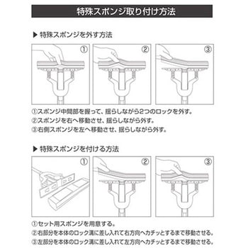 伸縮式スーパーVモップ SVシリーズ セーブインダストリー