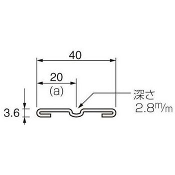 ステンレス敷居レール取付ビス付 ケージーパルテック