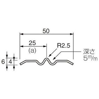ステンレス敷居レール(取付ビス付戸車付き) ケージーパルテック