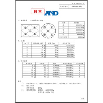 防塵・防水重量級天びん JCSS校正付き A&D